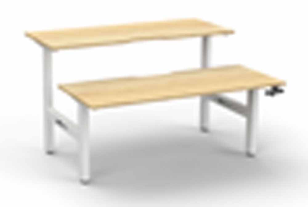 Boost Crank Double Sided Sit-Stand Workstation